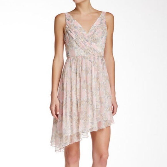 NWT! $395 Elizabeth and James 'Manette' Floral Print Silk Dress [‎ SZ 6 ] - Picture 10 of 12